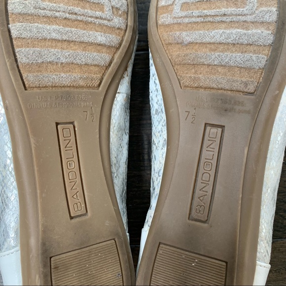 Bandolino Size 7.5 White Women’s Flats - Picture 9 of 10